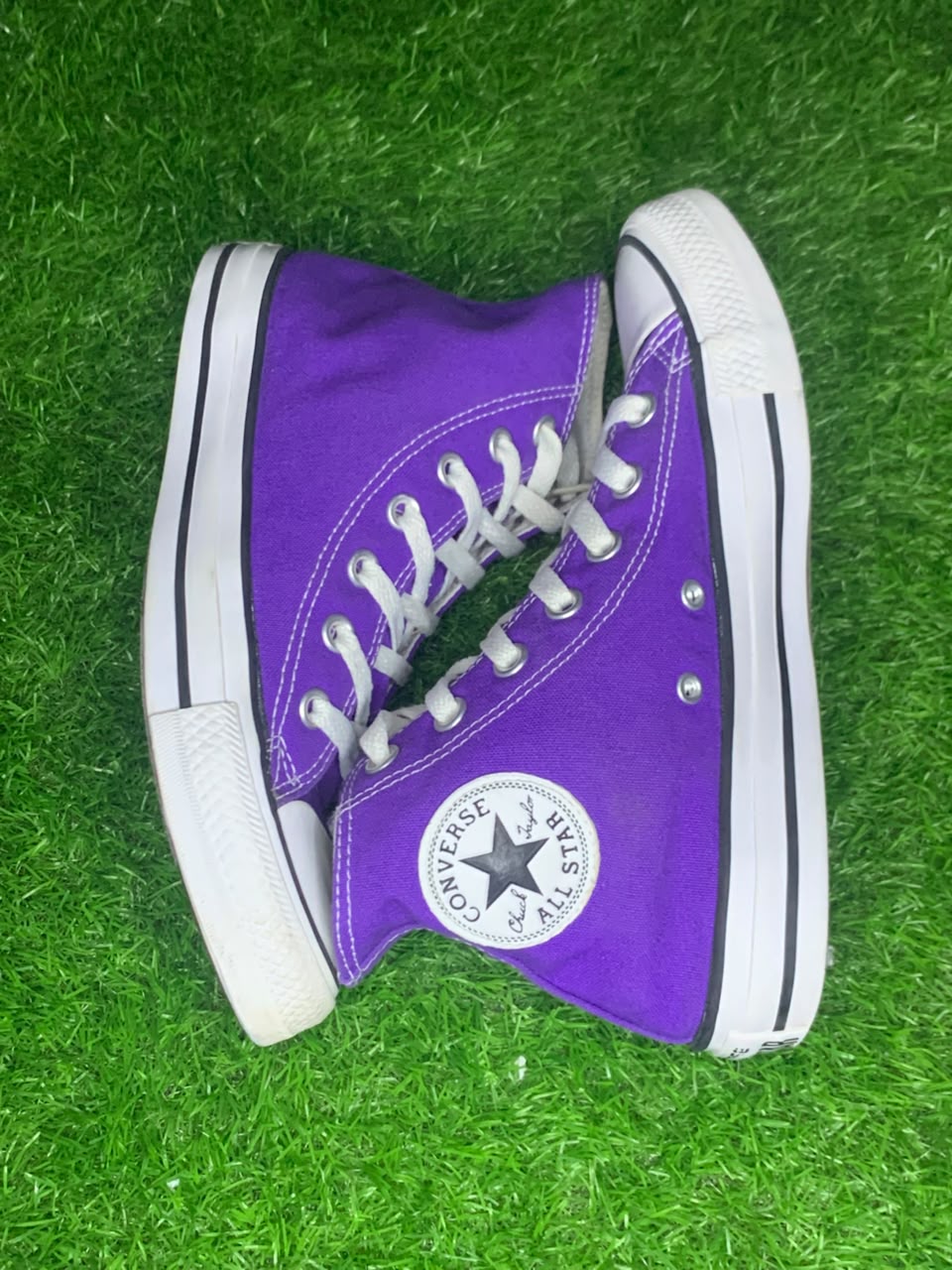 Converse Chuck Taylor All Star High Top – Purple | Size US 5 (Sr000005)